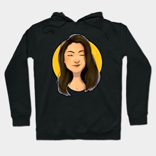 Mitski Cartoon face Hoodie